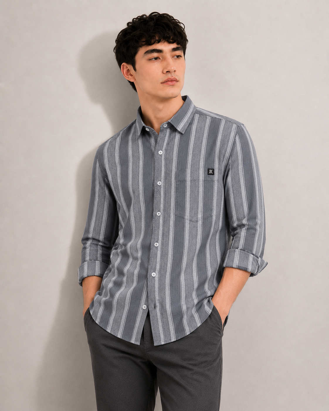 Mens Strip Shirt