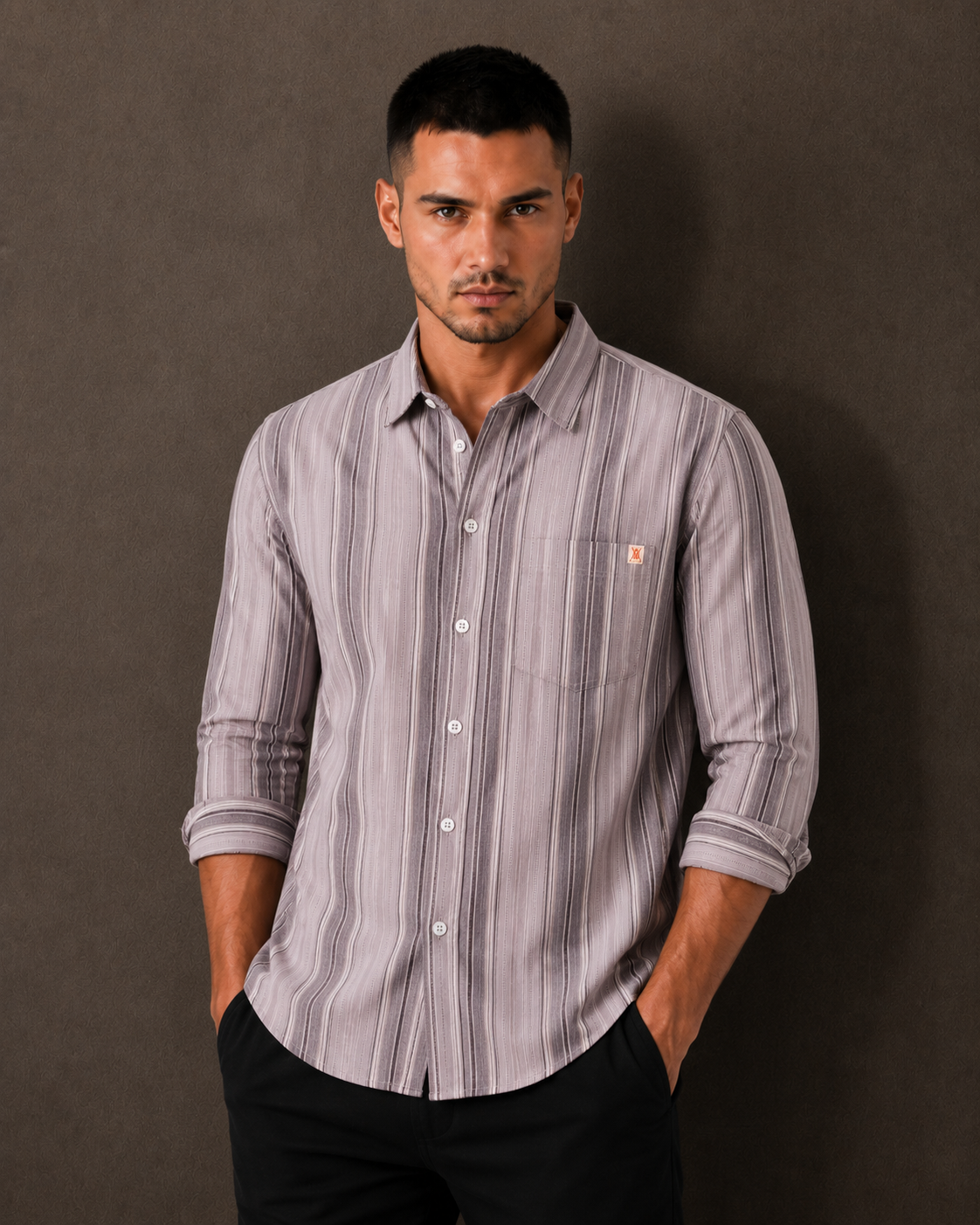 Mens Strip Shirt