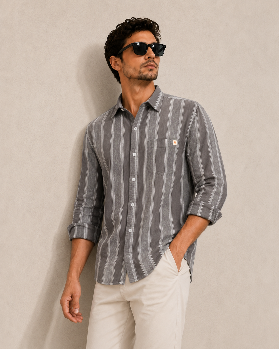 Mens Strip Shirt