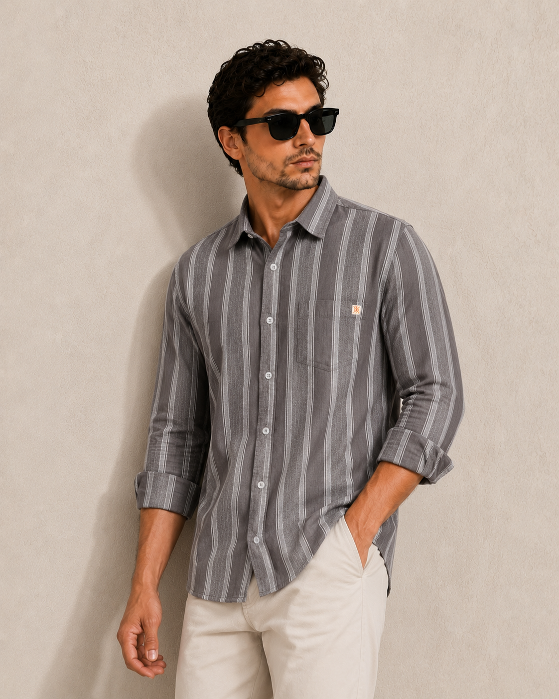 Mens Strip Shirt