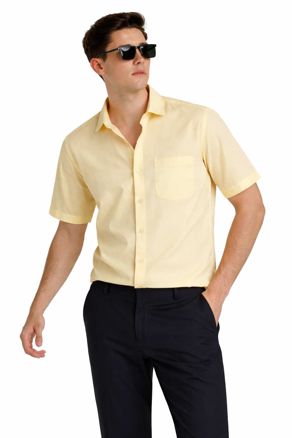 MENS LINEN HALF SHIRT