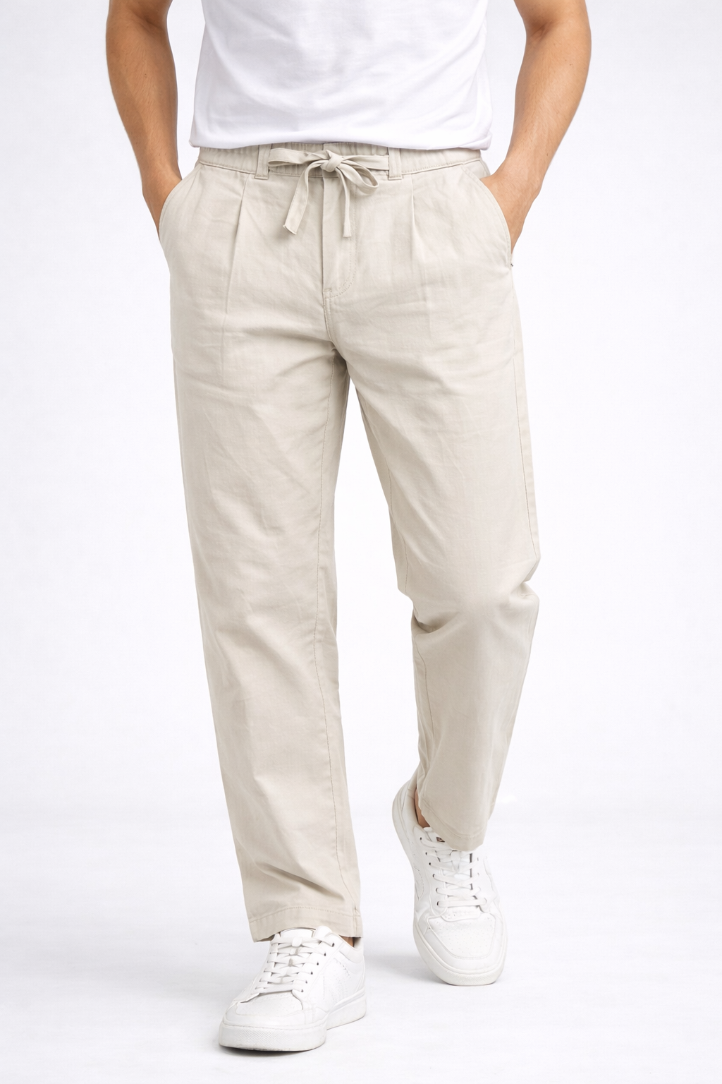 MENS KOREANFIT LINEN PANT