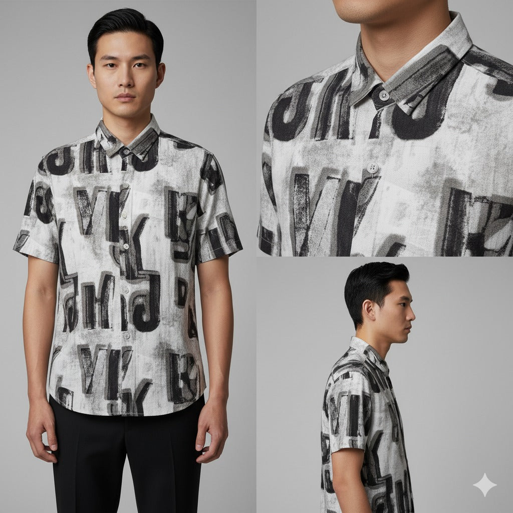 Mens Half Sleeve Shirt